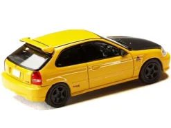Honda Civic (EK9) RHD (Right Hand Drive) Yellow with Carbon Hood