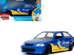 1997 Honda Civic Type R Blue Metallic with Graphics