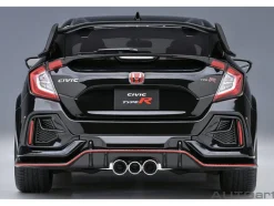 2021 Honda Civic Type R FK8 RHD Right Hand Drive Crystal Black Pearl 1/18 Model Car Autoart 73222