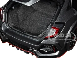 2021 Honda Civic Type R FK8 RHD Right Hand Drive Polished Metal Gray Metallic 1/18 Model Car Autoart 73221