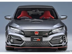 2021 Honda Civic Type R FK8 RHD Right Hand Drive Polished Metal Gray Metallic 1/18 Model Car Autoart 73221