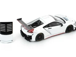 Honda NSX GT3 EVO22 White 1/64 Diecast Model Car by Pop Race