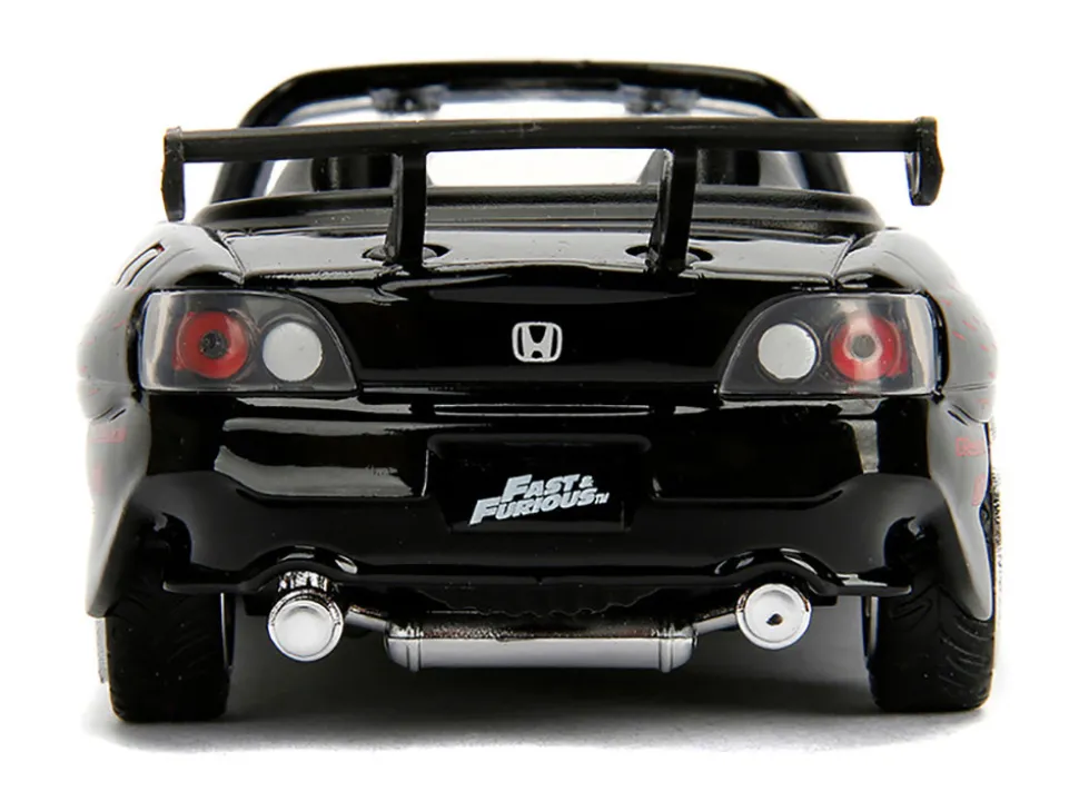 Honda S2000 Convertible Black with Graphics "The Fast and the Furious" (2001) Movie "25 Years of Fast & Furious" Series 1/32 Diecast Model Car by Jada