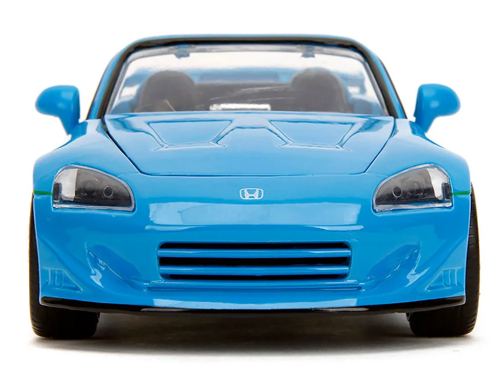 2001 Honda S2000 Convertible Blue with Graphics "Fast & Furious Remix" Series 1/24 Diecast Model Car by Jada