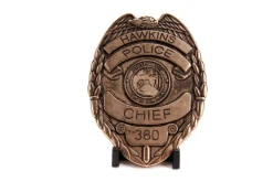 Hopper's Chevrolet Blazer Police Badge Hawkins Police Dept Stranger Things 2016 TV Series 1/24 Diecast Model Car Jada 31111