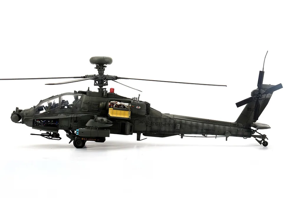 Hughes AH-64D Apache Longbow Helicopter "Charlie Company, 1st Battalion, 227th Aviation Regiment, 1st Cavalry Division, Operation Iraqi Freedom" (2003) United States Army 1/48 Diecast Model by Bless Wing
