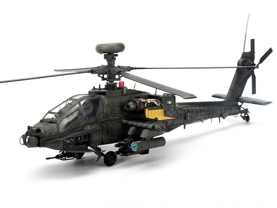Hughes AH-64D Apache Longbow Helicopter "Charlie Company, 1st Battalion, 227th Aviation Regiment, 1st Cavalry Division, Operation Iraqi Freedom" (2003) United States Army 1/48 Diecast Model by Bless Wing