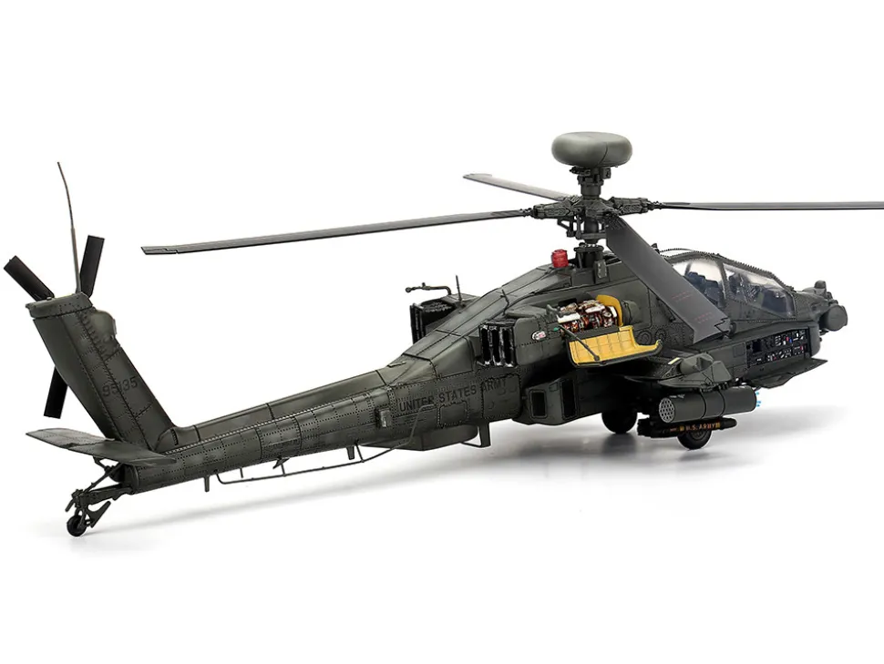 Hughes AH-64D Apache Longbow Helicopter "Charlie Company, 1st Battalion, 227th Aviation Regiment, 1st Cavalry Division, Operation Iraqi Freedom" (2003) United States Army 1/48 Diecast Model by Bless Wing
