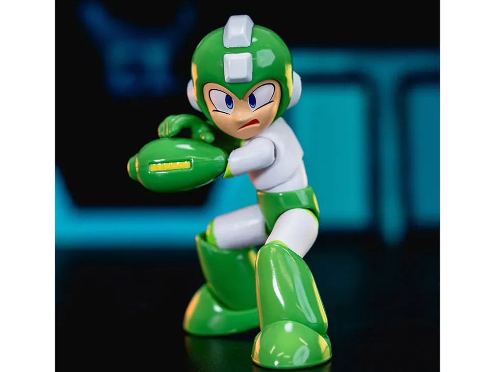 Hyper Bomb 4.5" Moveable Figure with Accessories and Alternate Head and Hands "Mega Man" (1987) Video Game Model by Jada