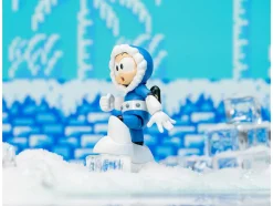 Ice Man 4 Moveable Figure with Accessories and Alternate Head and Hands Mega Man 1987 Video Game model Jada 34223
