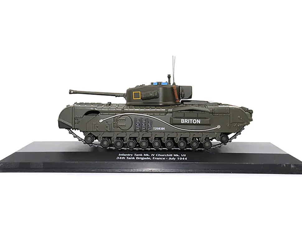 Infantry Tank Mk. IV Churchill Mk. VII Briton UK 34th Tank Brigade France July 1944 1/43 Diecast Model AFVs WWII 23173-44