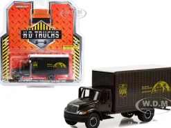 2013 International Durastar Box Van UPS United Parcel Service Worldwide Delivery Service Heavy Duty H.D. Trucks Series 24 1/64 Diecast Model Car Greenlight 33240B