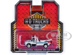 2019 International Durastar 4400 Tow Truck "Port Authority of New York & New Jersey Police" White with Blue Stripes "H.D. Trucks" Series 25 1/64 Diecast Model Car by Greenlight