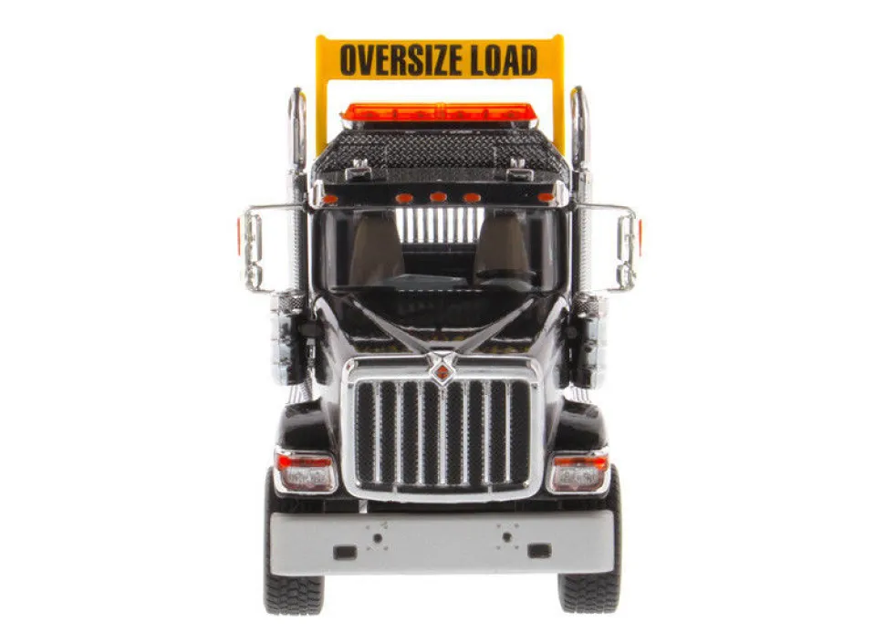 International HX520 Day Cab Tandem Tractor Black 1/50 Diecast Model Diecast Masters 71003