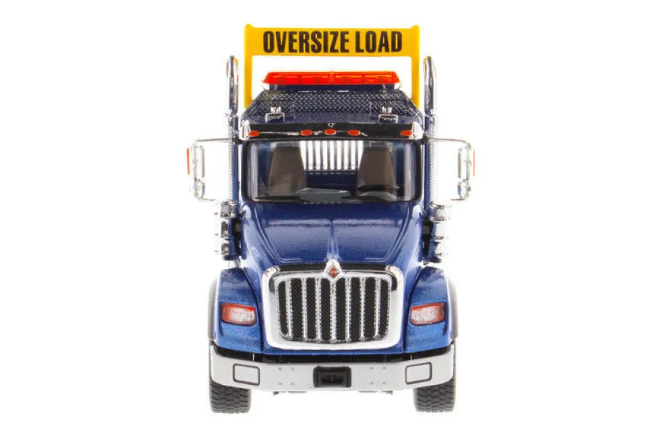 International HX620 Day Cab Tridem Tractor Blue 1/50 Diecast Model Diecast Masters 71010
