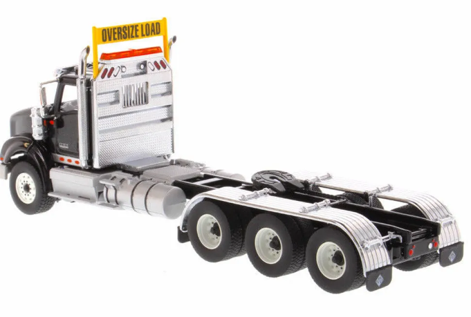 International HX620 Day Cab Tridem Tractor Black 1/50 Diecast Model Diecast Masters 71009