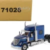 International LoneStar Sleeper Cab Truck Tractor Blue 1/50 Diecast Model Diecast Masters 71026