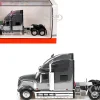 2010 International Lonestar Truck Tractor Gray and Light Gray Two-Tone 1/64 Diecast Model by IXO Models