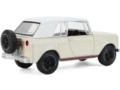 1967 International Scout 800 Sportop Cream with Brown Stripes and White Top
