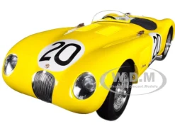 Jaguar C-Type #20 Roger Laurent Charles de Tornaco 24 Hours Le Mans France 1953 Jaguar Racing Team Limited Edition 1000 pieces Worldwide 1/18 Diecast Model Car CMC 194