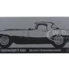 1963 Jaguar Lightweight E-Type #47 "Coombs 4 WPD" 1/18 Diecast Model Car Paragon Models 98341
