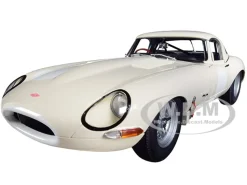 Jaguar Lightweight E Type Roadster RHD Right Hand Drive White 1/18 Model Car Autoart 73649