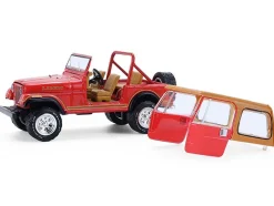 1980 Jeep CJ-7 Laredo Red with Tan Top
