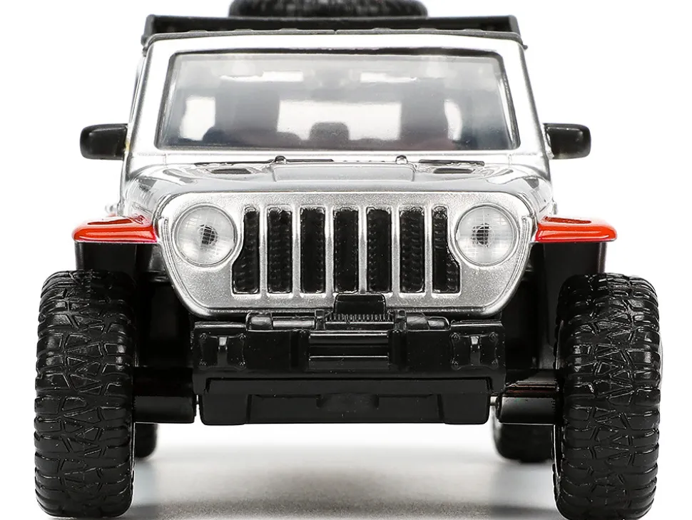 2020 Jeep Gladiator Pickup Truck Silver Colossus Diecast Figurine X-Men Marvel Hollywood Rides Series 1/32 Diecast Model Car Jada 33363