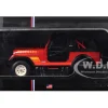 1983 Jeep Renegade Red with Stripes and Black Top 1/24 Diecast Model by IXO Models