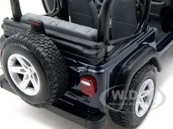 Jeep Wranger Rubicon Blue 1/27 Diecast Model Car Maisto 31245