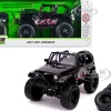 2007 Jeep Wrangler Black Extra Wheels Just Trucks Series 1/24 Diecast Model Car Jada 31560