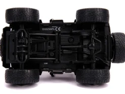 2007 Jeep Wrangler Black Extra Wheels Just Trucks Series 1/24 Diecast Model Car Jada 31560