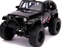 2007 Jeep Wrangler Black Extra Wheels Just Trucks Series 1/24 Diecast Model Car Jada 31560