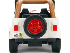 Jeep Wrangler #18 Jurassic Park Red Beige Jurassic World 1/32 Diecast Model Car Jada 32129