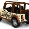1992 Jeep Wrangler Tan Brown Graphics Extra Wheels Just Trucks Series 1/24 Diecast Model Car Jada 32426