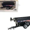 J&M 1112 X-Tended Reach Patriotic Grain Cart with Dual Wheels Black 1/64 Diecast Model by SpecCast