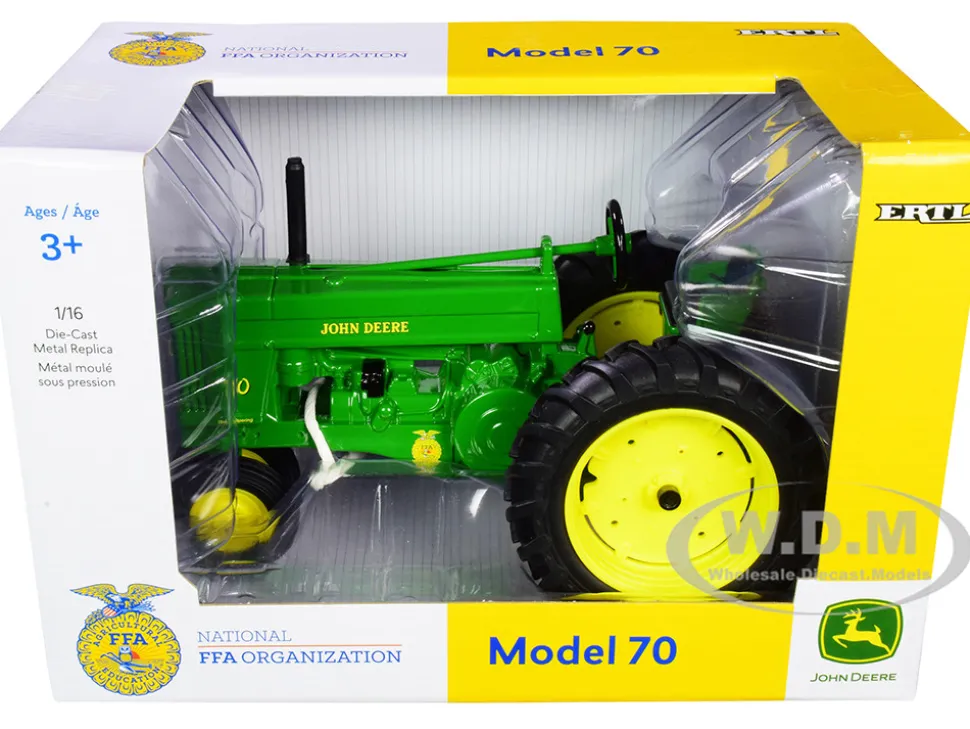 John Deere Model 70 Tractor Green National FFA Organization Logo 1/16 Diecast Model ERTL TOMY 45737