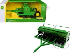 John Deere 1590 No-Till Drill Green Replica Play Series 1/16 Diecast Model ERTL TOMY 45816