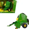 John Deere 561R Round Baler Green with Bale "Replica Play" Series 1/16 Diecast Model by ERTL TOMY