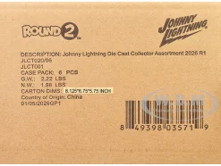Johnny Lightning Collector's Tin 2026 Set of 6 Cars Release 1 Limited Edition 1/64 Diecast Model Cars by Johnny Lightning