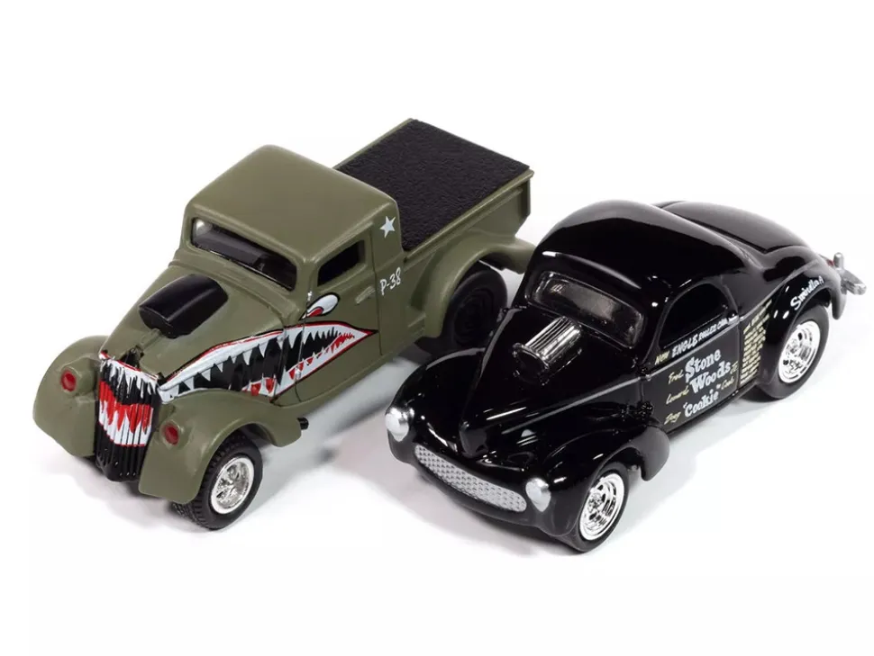 Johnny Lightning "2-Packs" 2024 Release 1 Set B of 6 pieces 1/64 Diecast Model Cars by Johnny Lightning