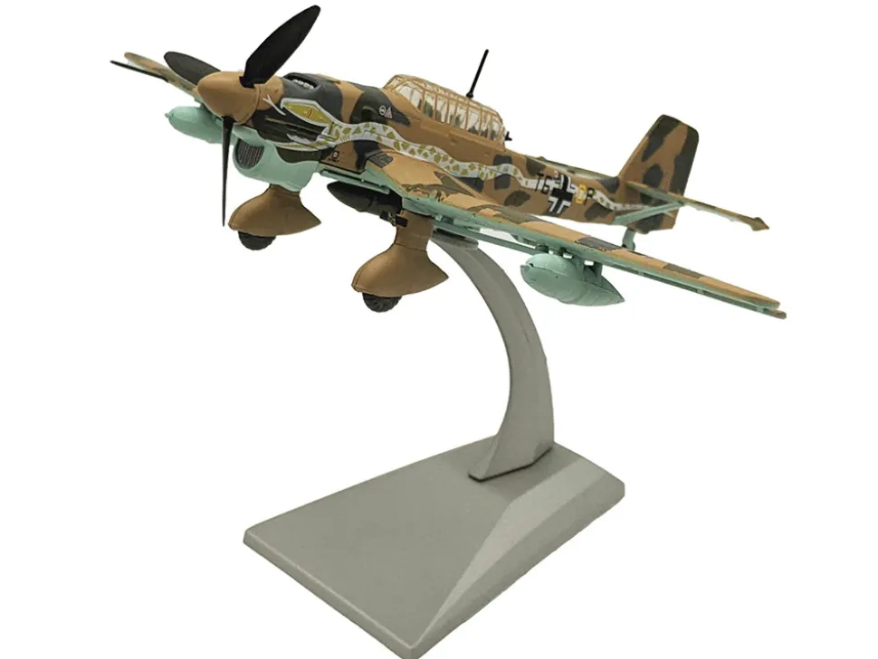 Junkers Ju 87R Trop Stuka Bomber Aircraft "Immelmann, 6./StG 2, Libya" (1941) German Luftwaffe 1/72 Diecast Model Airplane