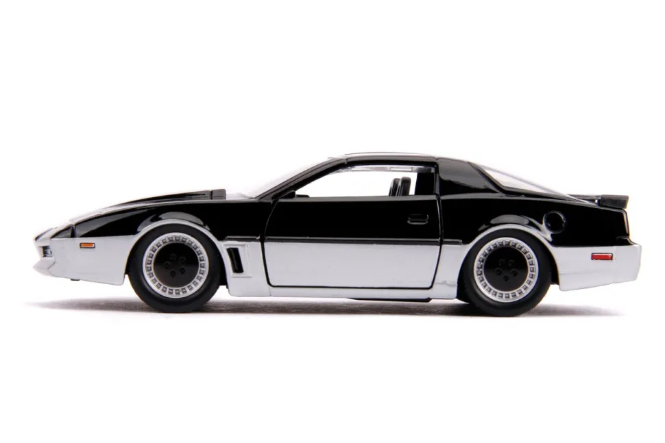 KARR Black and Silver Knight Rider 1982 TV Series Hollywood Rides Series 1/32 Diecast Model Car Jada 31116