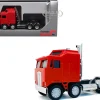K100 5 Bar Grill Twin Steer Truck Tractor Red 1/87 (HO) Plastic Model Car by Promotex