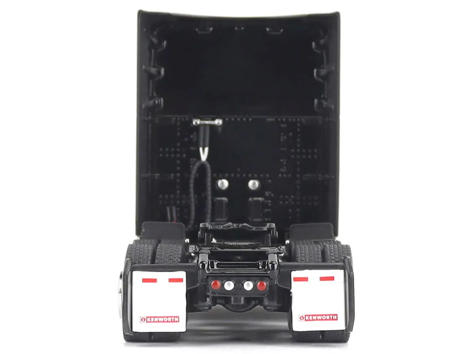 Kenworth T680 76" High Roof Sleeper Cab Truck Tractor Black "Transport Series" 1/50 Diecast Model by Diecast Masters