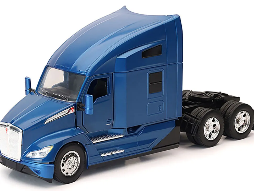 Kenworth T680 Truck Tractor Blue Metallic "Long Haul Truckers" Series 1/32 Diecast Model by New Ray