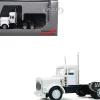 Kenworth W900 Short Day Cab White 1/87 (HO) Plastic Model Car by Promotex