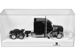Kenworth W990 with Stand Up Sleeper Cab Black 1/87 (HO) Plastic Model Car by HO Logistics