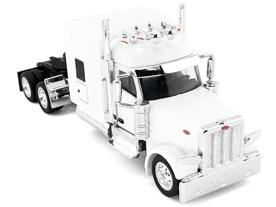 Kenworth W990 with Stand Up Sleeper Cab White 1/87 (HO) Plastic Model Car by HO Logistics