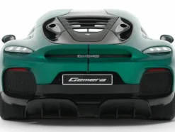 2024 Koenigsegg Gemera Racing Green Metallic 1/18 Model Car by GT Spirit